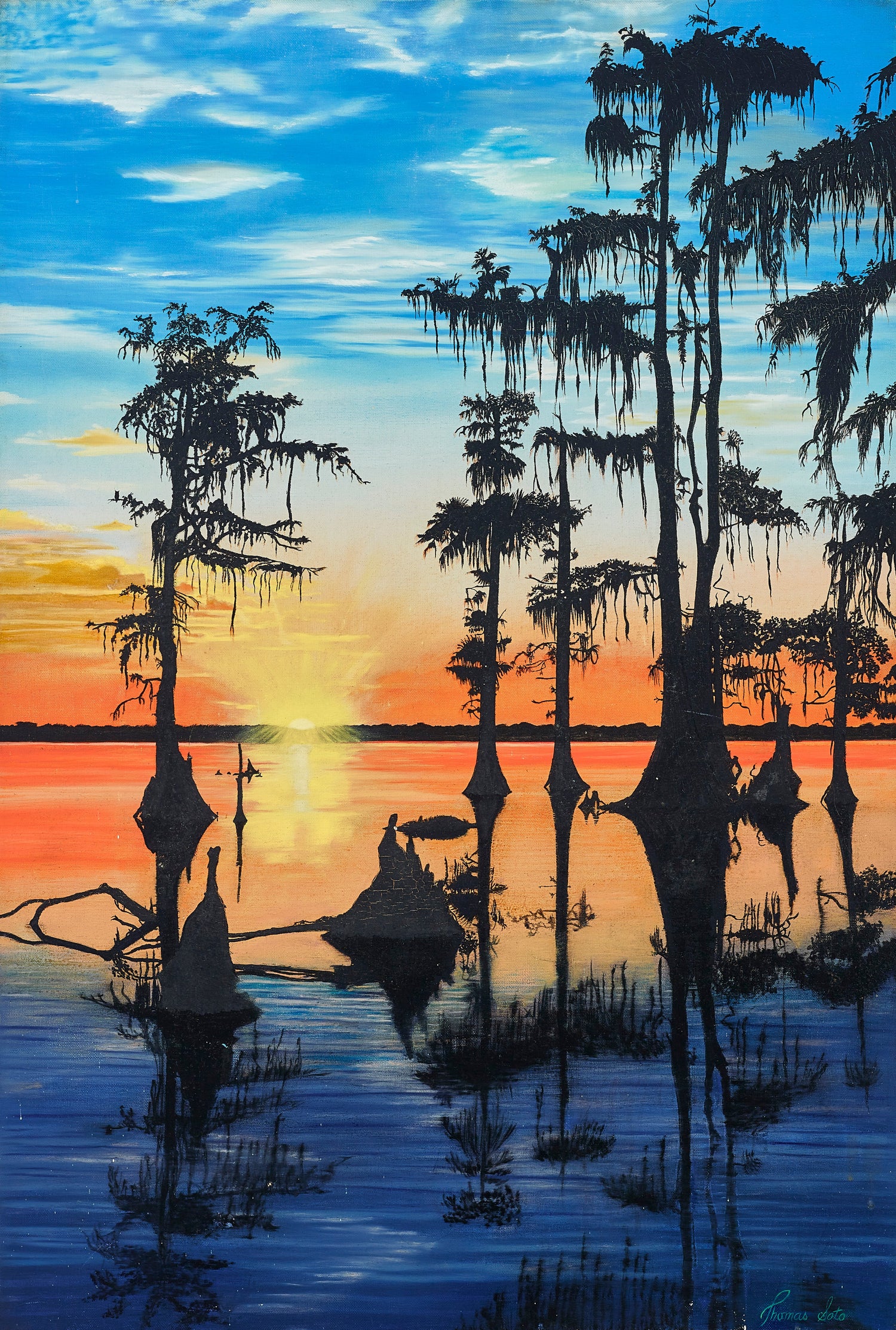 Louisiana Bayou Sunset